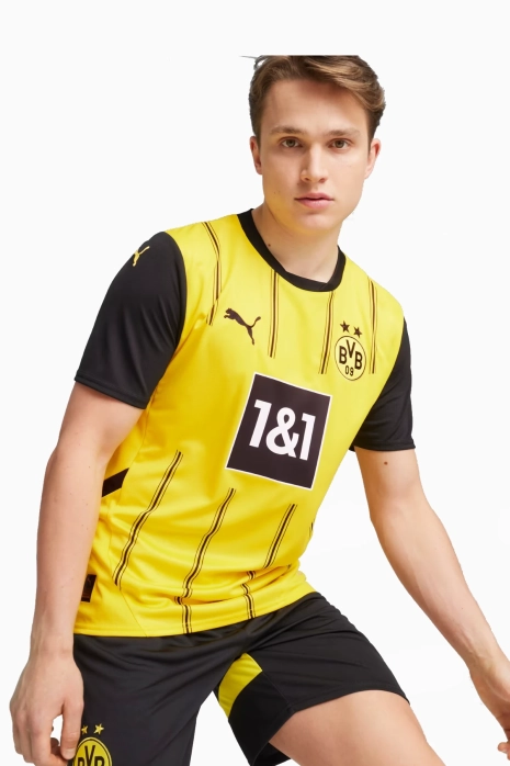 Κοντομάνικη Μπλούζα Puma Borussia Dortmund 24/25 Home Replica - κίτρινος