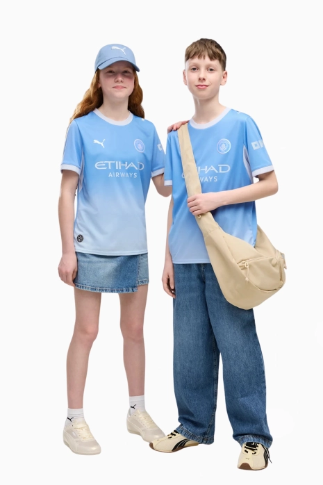 Tricou Puma Manchester City 26/27 Home Replica Junior - albastru deschis