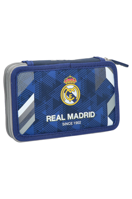 Puzdro na ceruzky s dvojitým príslušenstvom Real Madrid