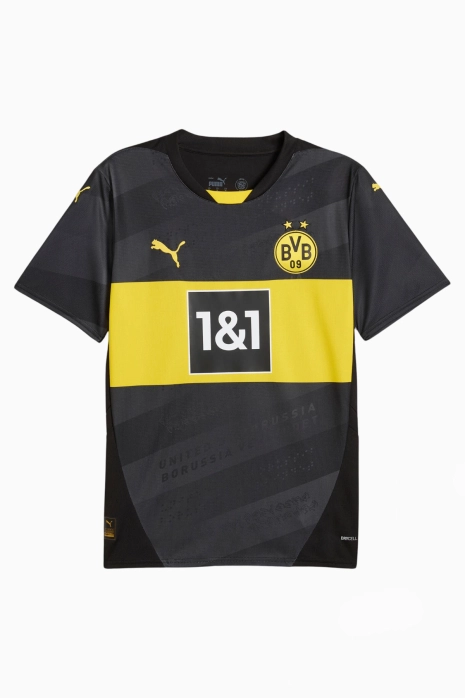 Κοντομάνικη Μπλούζα Puma Borussia Dortmund 24/25 Away Replica - μαύρος