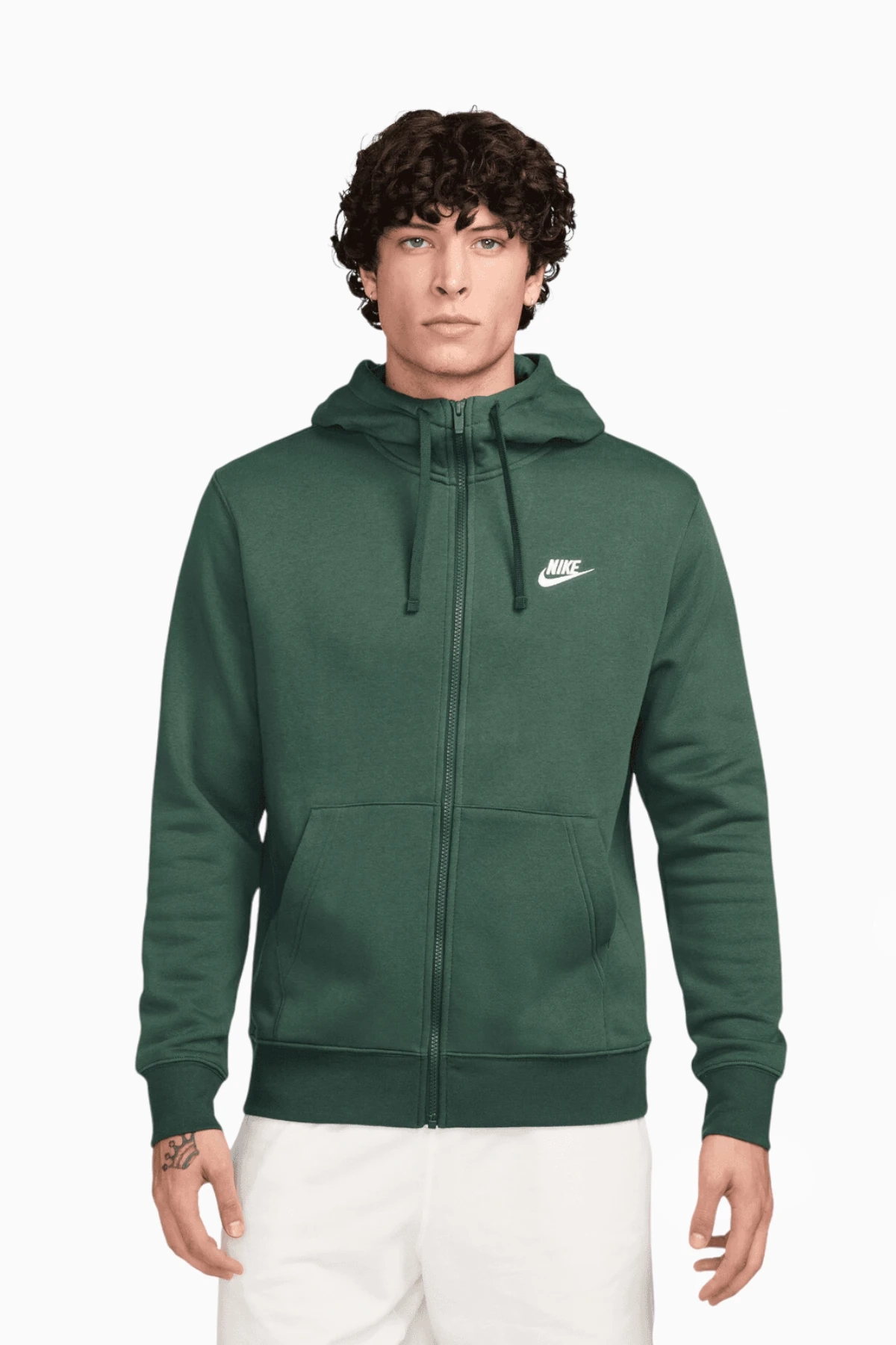 Nike Sportswear Club Fleece FZ Hoodie - Green | R-GOL.com