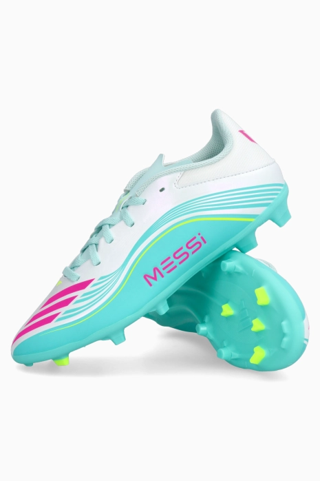 アディダス【24.0】 Messi F50 League Kids FG/MG Ghete de fotbal adidas F50 League Messi FG/MG Junior | Magazin de
