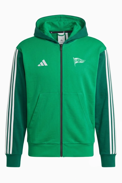 adidas Lechia Gdańsk 26/27 Essentials Full-Zip Hoodie - Green