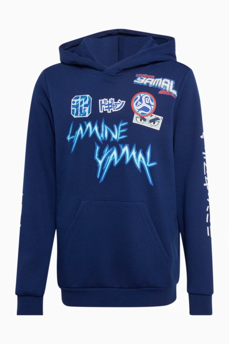 Bluza z kapturem adidas Lamine Yamal 26 Anime Junior - Granatowy