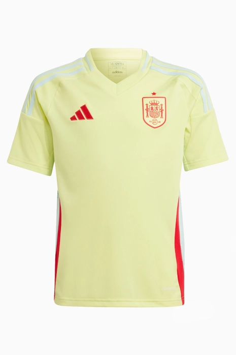 Koszulka Reprezentacji Hiszpanii adidas 2024 Wyjazdowa Junior - Żółty