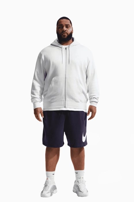 Блуза Nike Club Full-Zip - Бяла