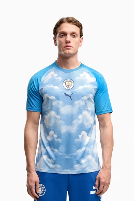 Puma Manchester City 26/27 Warm-Up T-Shirt - himmelblau
