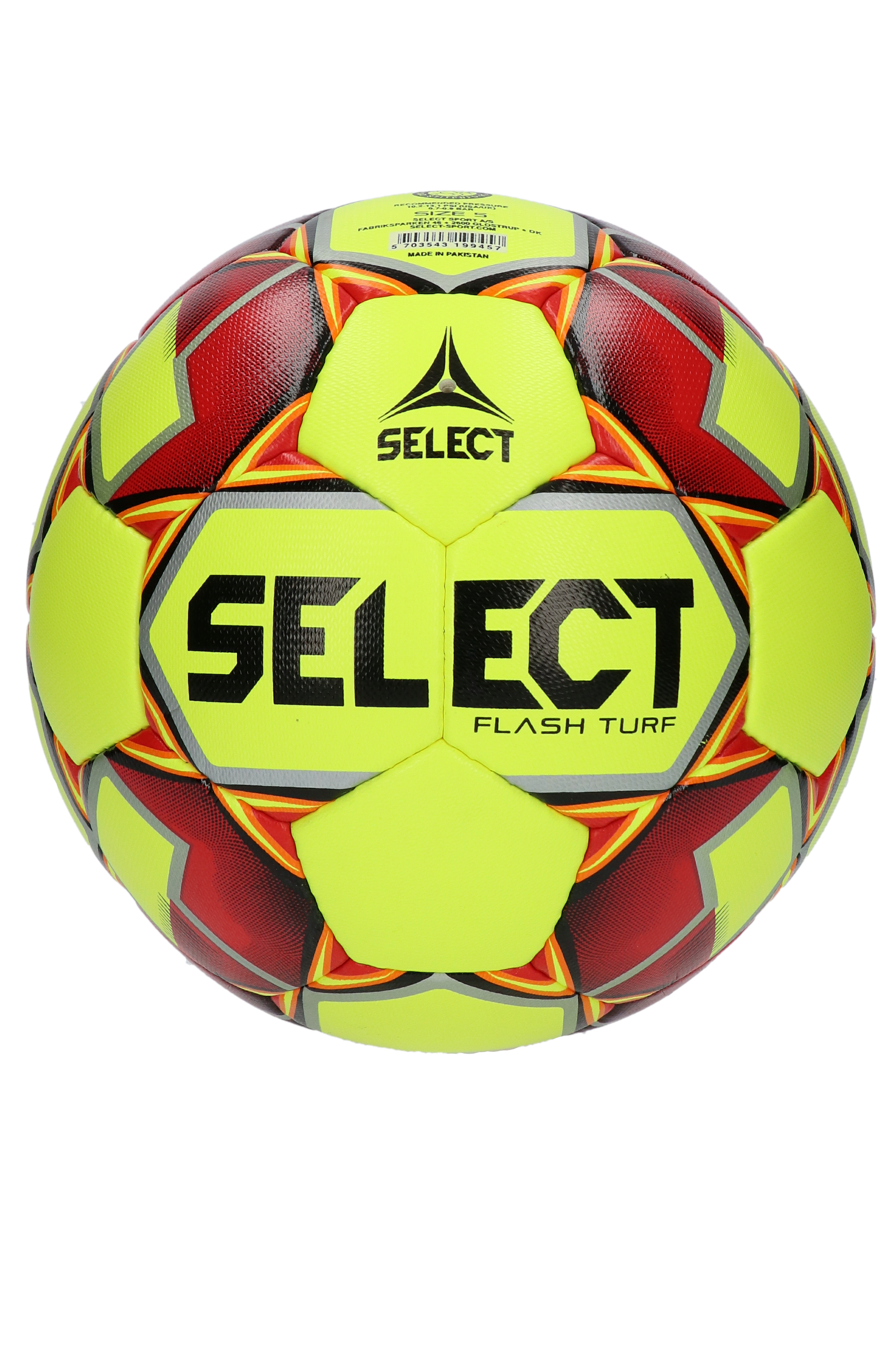 Select Pallone da Calcio Unisex Giallo/Arancione 4 Flash Turf 