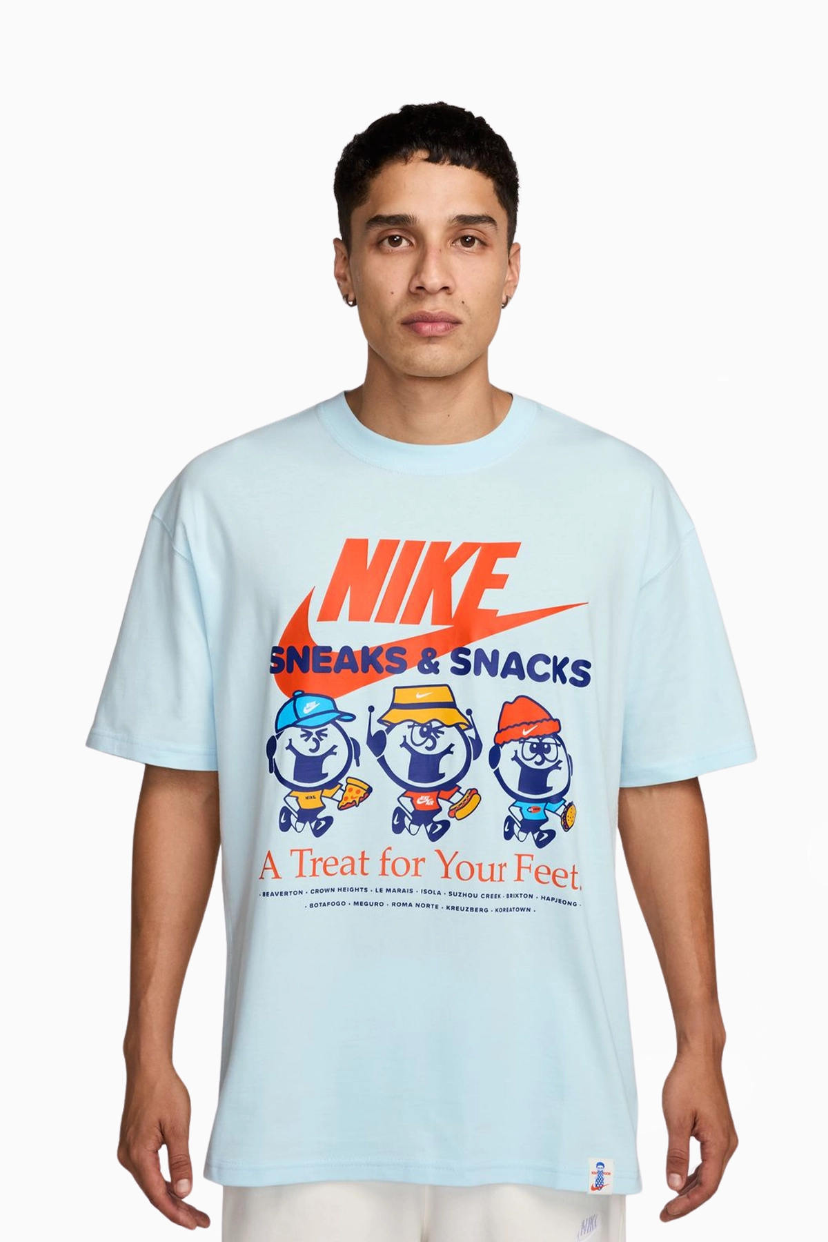 Tişört Nike Sportswear Max90 - açık mavi | Futbol ayakkabıları