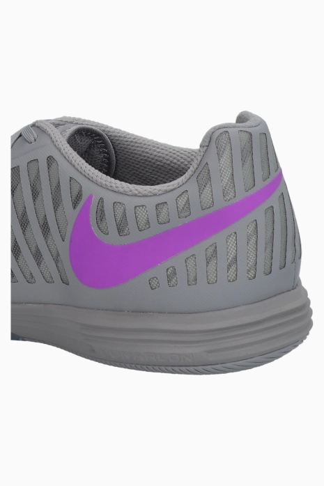 Nike Lunar Gato フットサルシューズ グレー/パープル Футзалки Nike Lunargato II IC - серый | Футбольная обувь