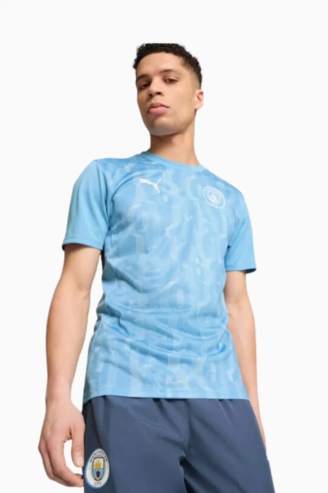 T-shirt Puma Manchester City 24/25 Pre-Match - sky blue