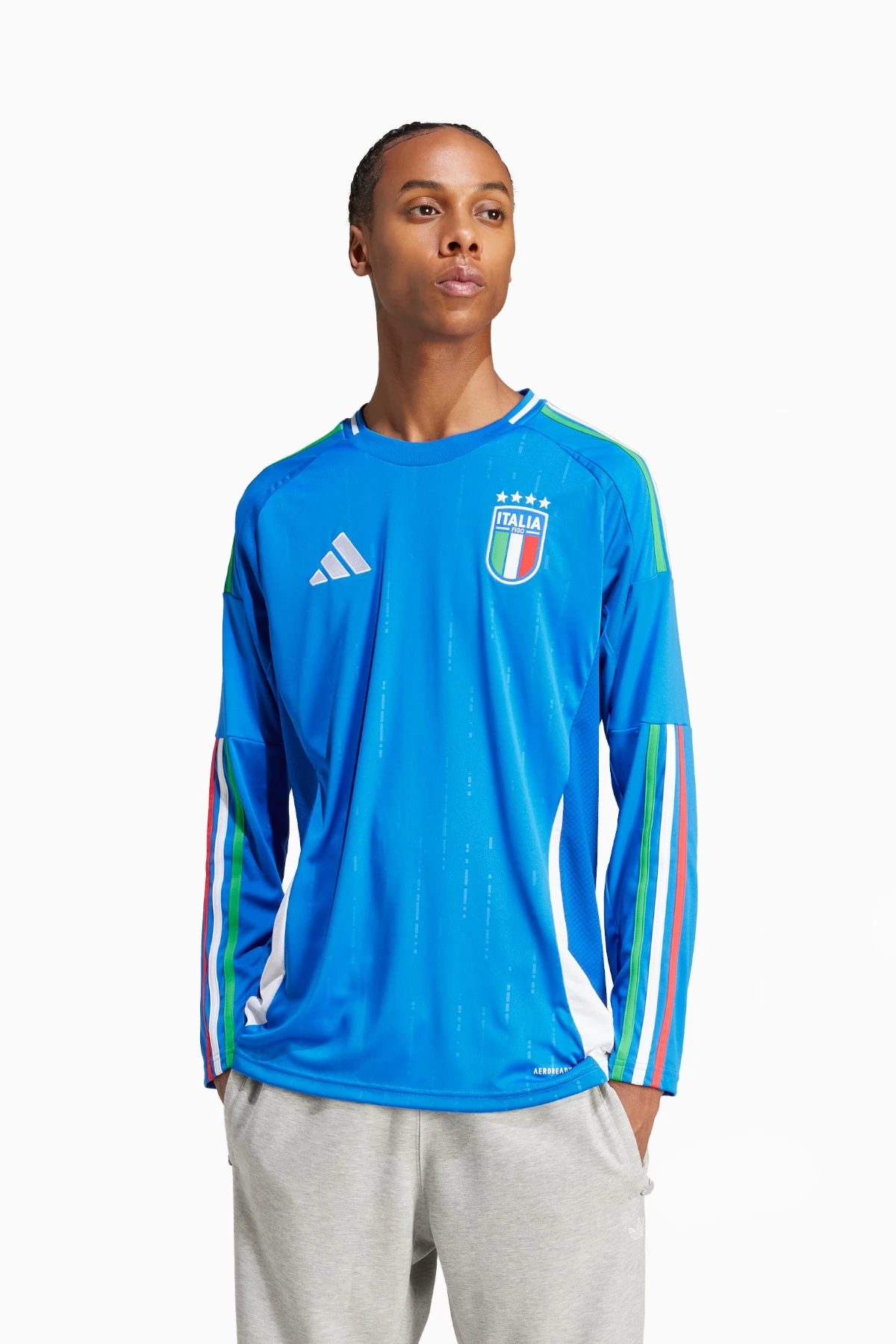 Football Shirt adidas Italy 2024 Home LS Football boots