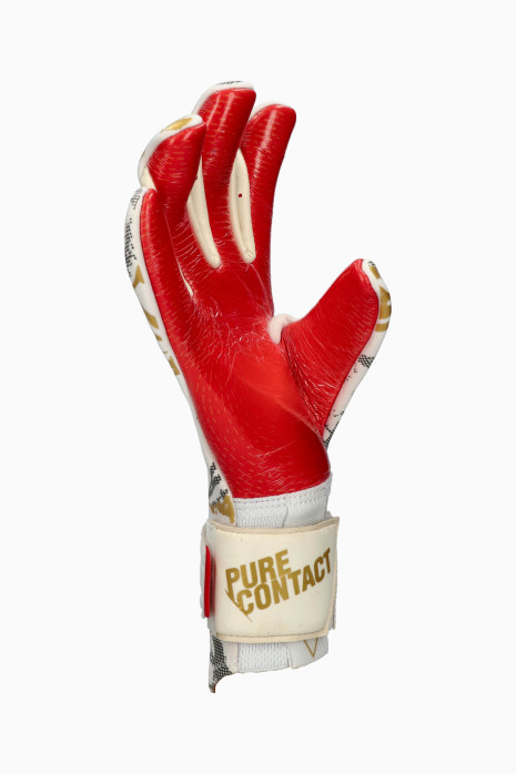 Goalkeeper Gloves Reusch Pure Contact Gold X Glueprint - White | R