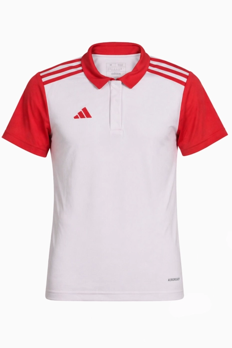 Tričko adidas Entrada 22 Polo dámske - Biely