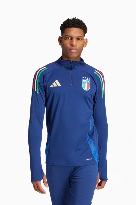 Jopica na zadrgo adidas Italija 2024 Training Top - Mornarsko modra
