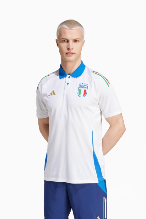 Κοντομάνικη Μπλούζα adidas Ιταλία 2024 Polo