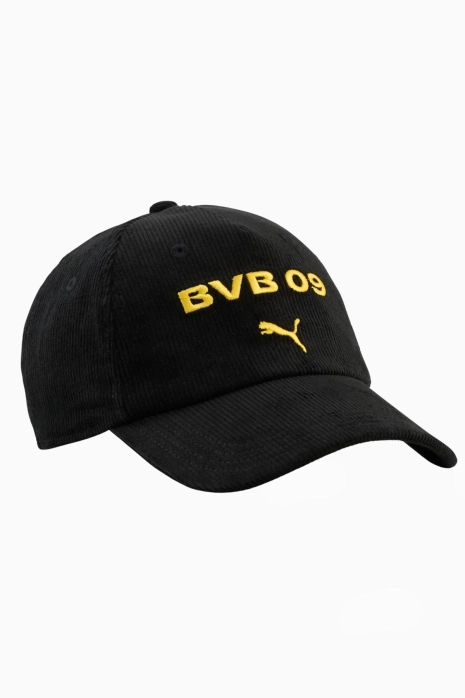 Puma Borussia Dortmund 26/27 CULTURE Corduroy Mütze - Schwarz