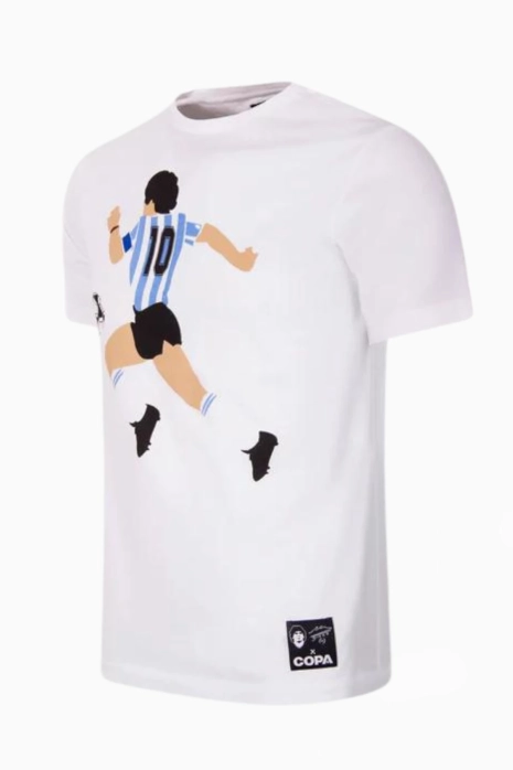 Tričko Retro COPA x Maradona Argentina Graphic - Bílý