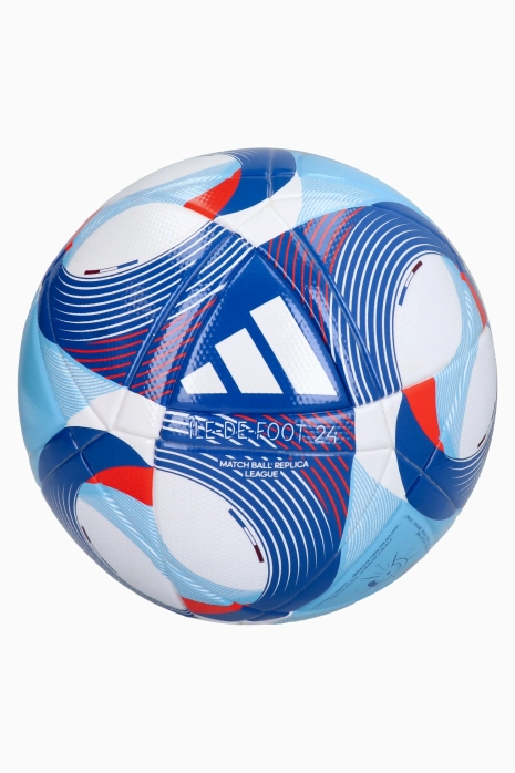 Piłka adidas Île-De-Foot 24 League rozmiar 4 - Niebieski
