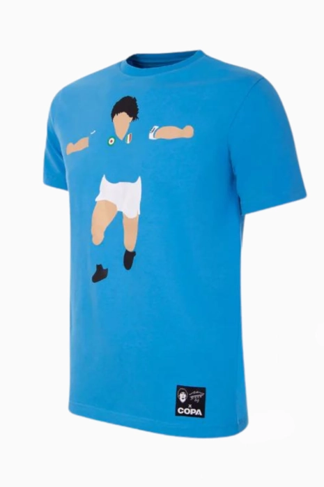 Tričko Retro COPA x Maradona Napoli Graphic - Modrá