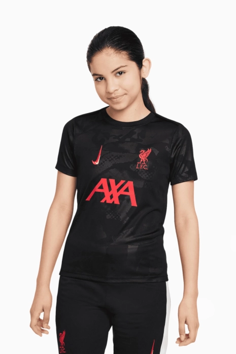 Футболка Nike Liverpool FC 24/25 Pre-Match Junior - чорний