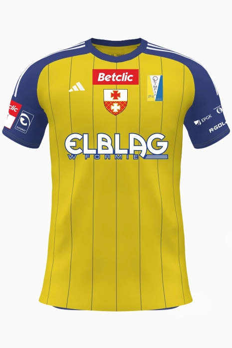 Koszulka adidas Olimpia Elbląg CUCOM25 JSY M G - Yellow JD7371 OL_EL YELL