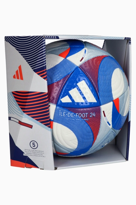 Piłka adidas Île-De-Foot 24 Pro rozmiar 5 - Niebieski