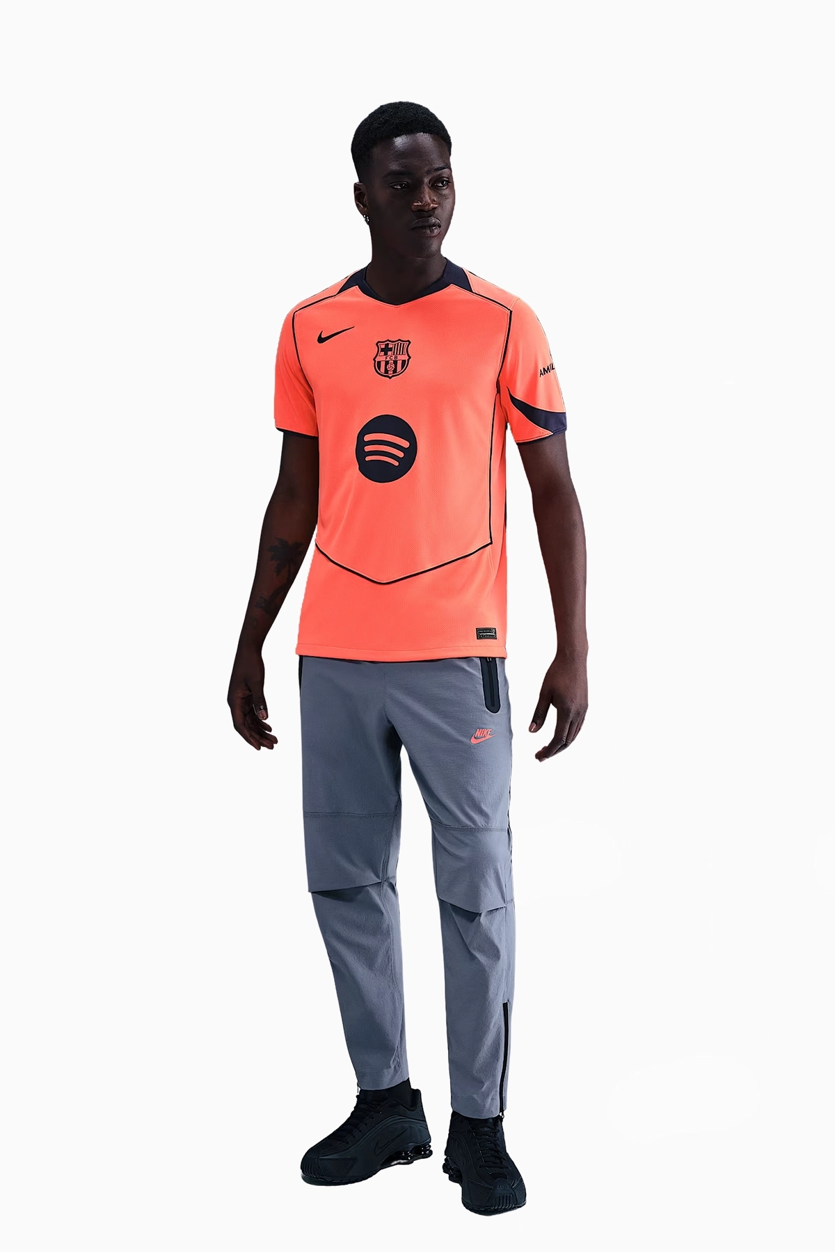Тениска Nike FC Barcelona 25/26 Трета Stadium - оранжево