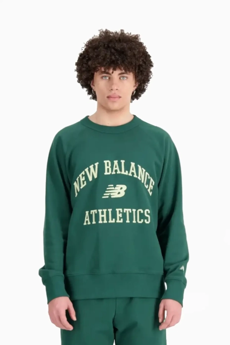 Pulóver New Balance Athletics Fleece Crew