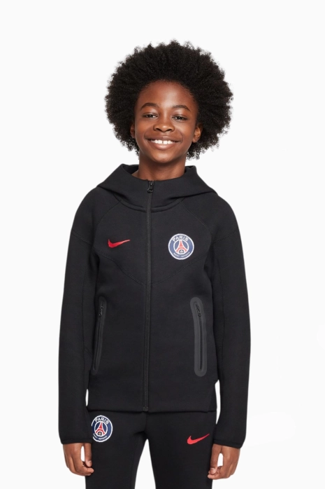 Pulover Nike PSG 24/25 Tech Fleece Junior - Črna