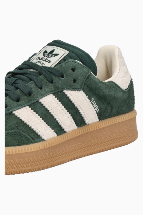 adidas gazelle silver green womens Samba Spikeless Golf Shoes, White/Green, 11.5 M