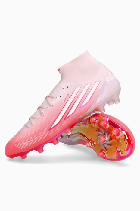 Cleats adidas F50 Elite Sparkfusion Mid FG/AG for women - White