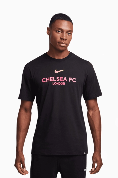 Тениска Nike Chelsea FC 24/25 Wordmark - черен