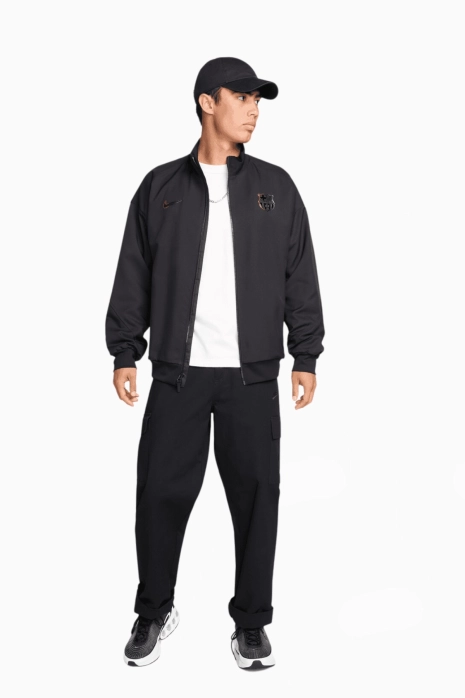 Bluză Nike FC Barcelona 24/25 Anthem - Negru | Magazin de fotbal