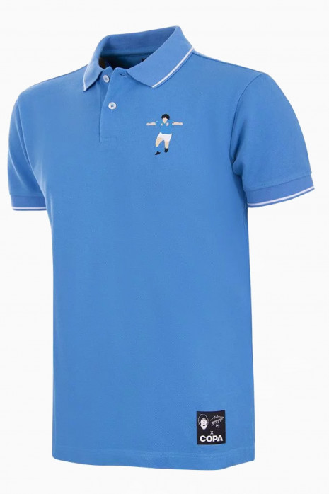Football Shirt Retro Maradona x COPA Napoli Embroidery Polo