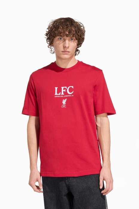 Тениска adidas Liverpool FC 26/27 Seasonal Tee - червен