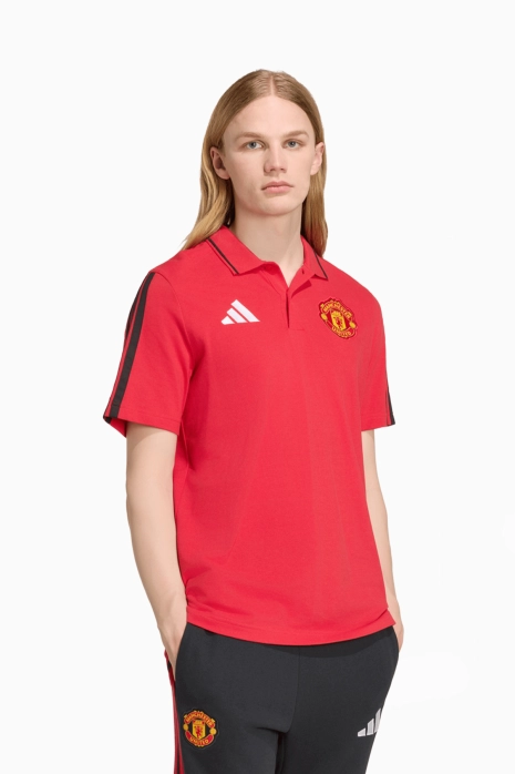adidas Manchester United 26/27 DNA Polo Trikot - Rot