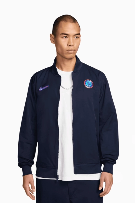 Куртка Nike Chelsea FC 24/25 Woven Bomber - темно-синий