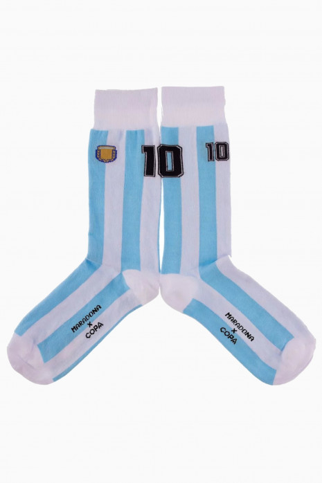 Socks Retro COPA x Maradona Number 10 Argentina
