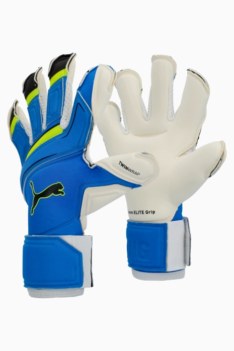 Goalkeeper Gloves Puma King Ultimate Hybrid - Blue
