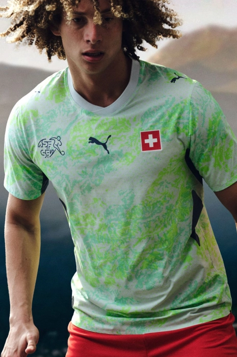 T-Shirt Puma Switzerland 2026 Away Replica - Green | R-GOL.com