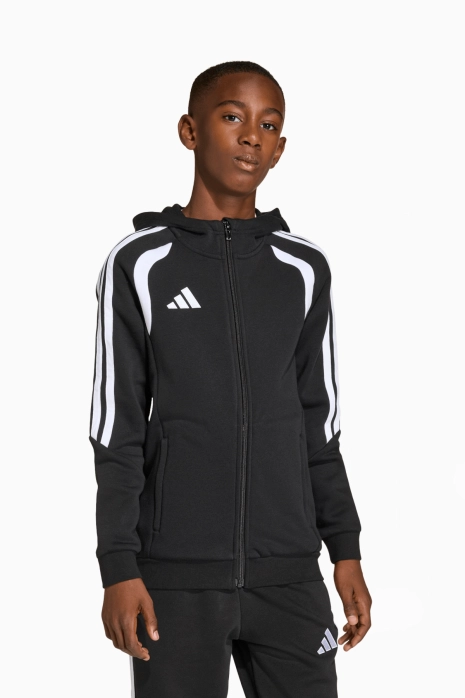 adidas Tiro 26 League Sweat Full-Zip Junior Hoodie - Black
