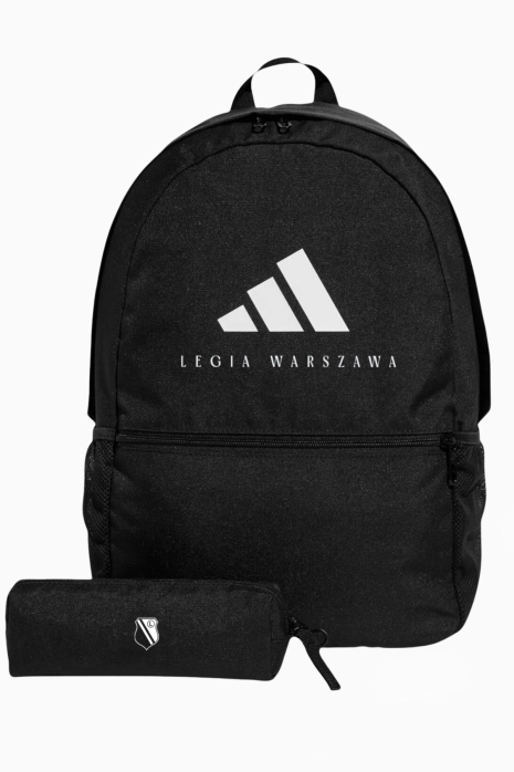 Plecak adidas Legia Warszawa z piórnikiem - Czarny