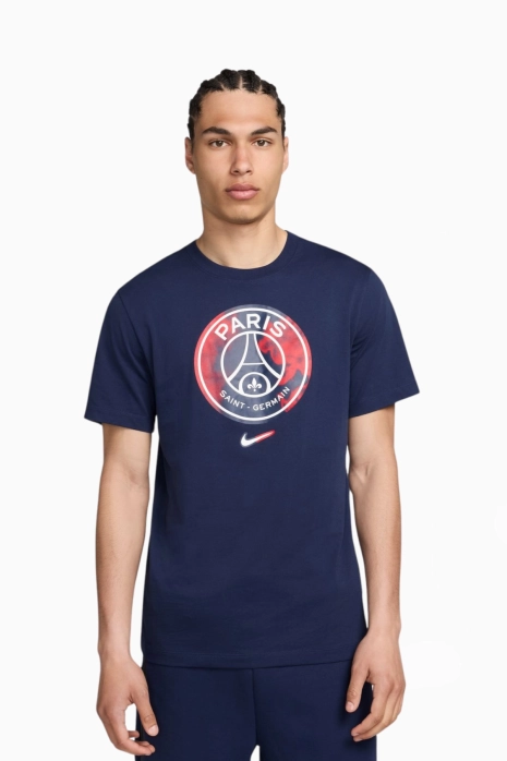 Тениска Nike PSG 24/25 Crest - тъмносин
