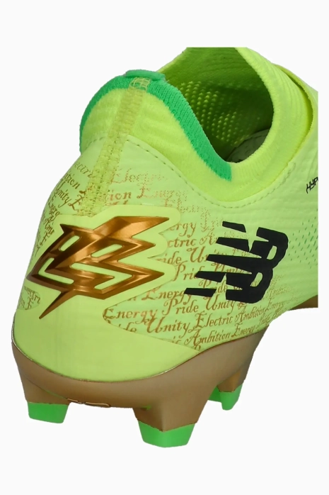 Бутсы New Balance Furon V7+ Pro x Saka FG - Лаймовий | Футбольная