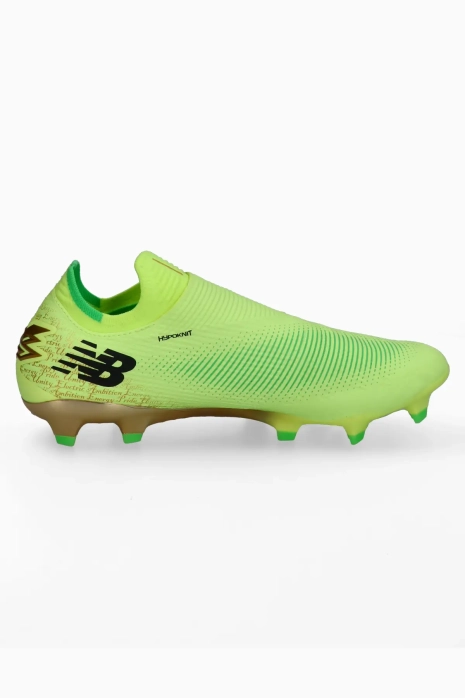Бутсы New Balance Furon V7+ Pro x Saka FG - Лаймовий | Футбольная