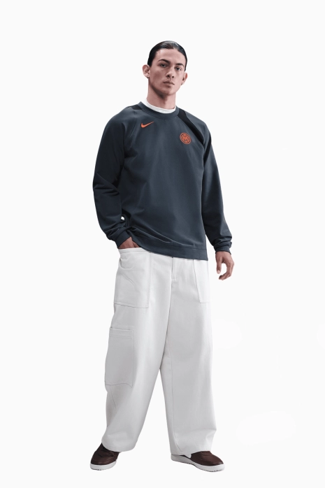 Nike Inter Mailand 25/26 Total 90 Crew Sweatshirt - Gray