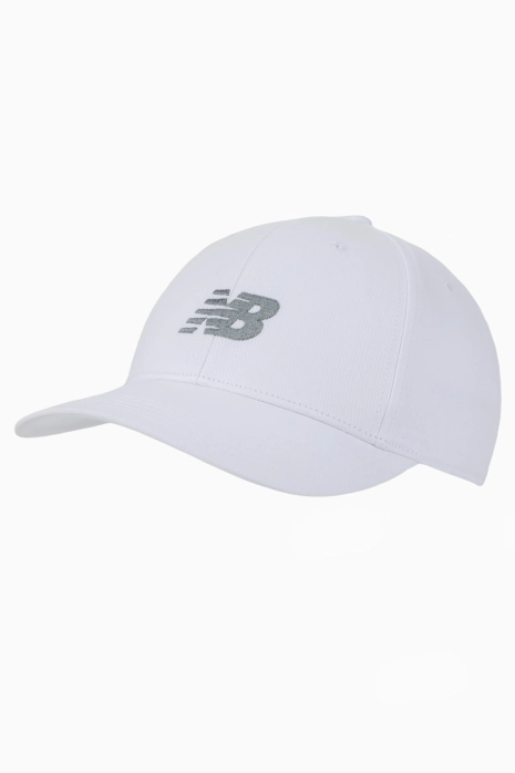 Шапка New Balance 6 Panel Structured - Бяла