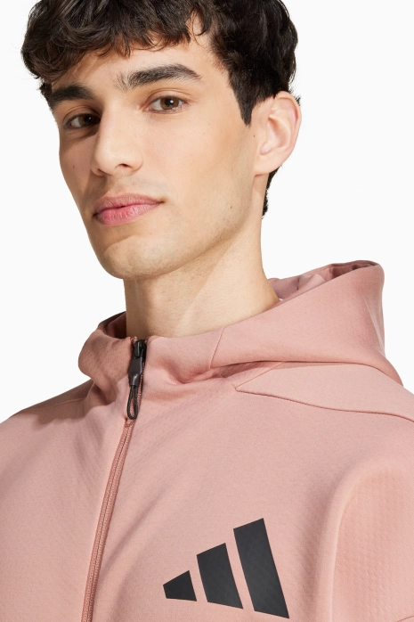 Kapüşonlu svetşört adidas Z.N.E. Full-Zip - Portakal | Futbol