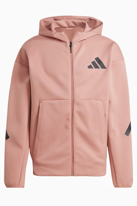 Kapüşonlu svetşört adidas Z.N.E. Full-Zip - Portakal | Futbol